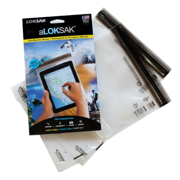 LOKSAK aLOKSAK 防水マルチケース（2枚入） タブレット向けサイズ [ロックサック]