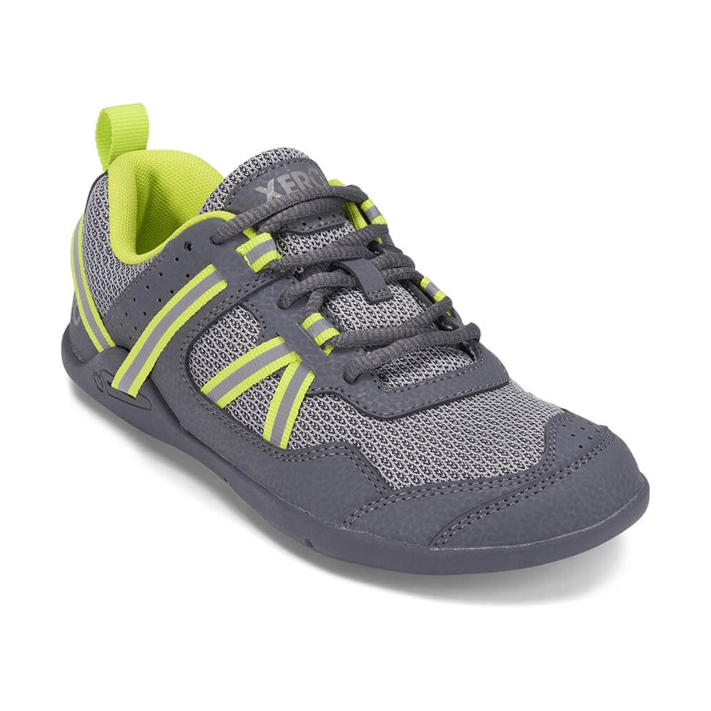 Xero Shoes Kids PRIO YOUTH Gray/Lime [ゼロシューズ]