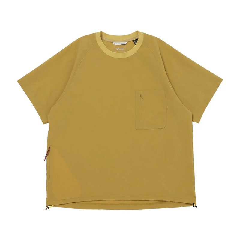 [当日出荷対応 平日12:00まで] NANGA DotAir COMFY TEE MUSTARD [ナンガ]