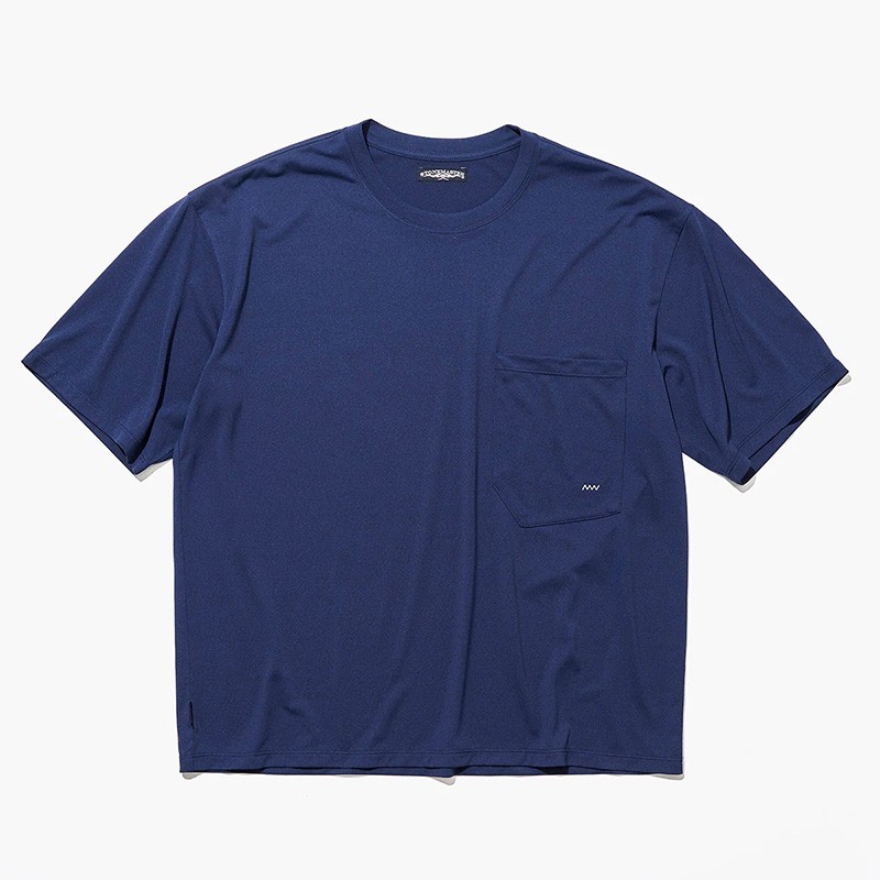 STONEMASTER Pocket Tee SS Porlatec Power Dry Dress Blue [ストーンマスター]