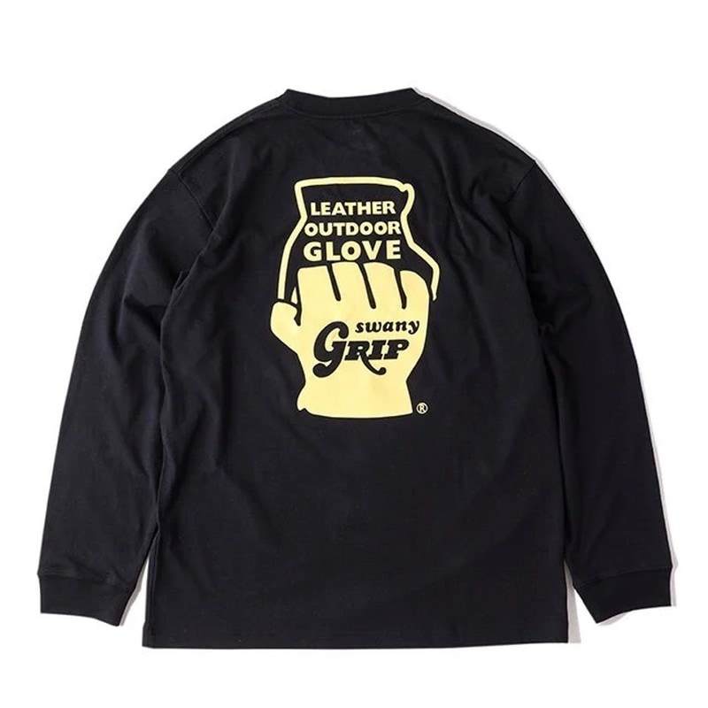 Grip Swany Glove Logo Long Sleevetee Black [グリップスワニー]