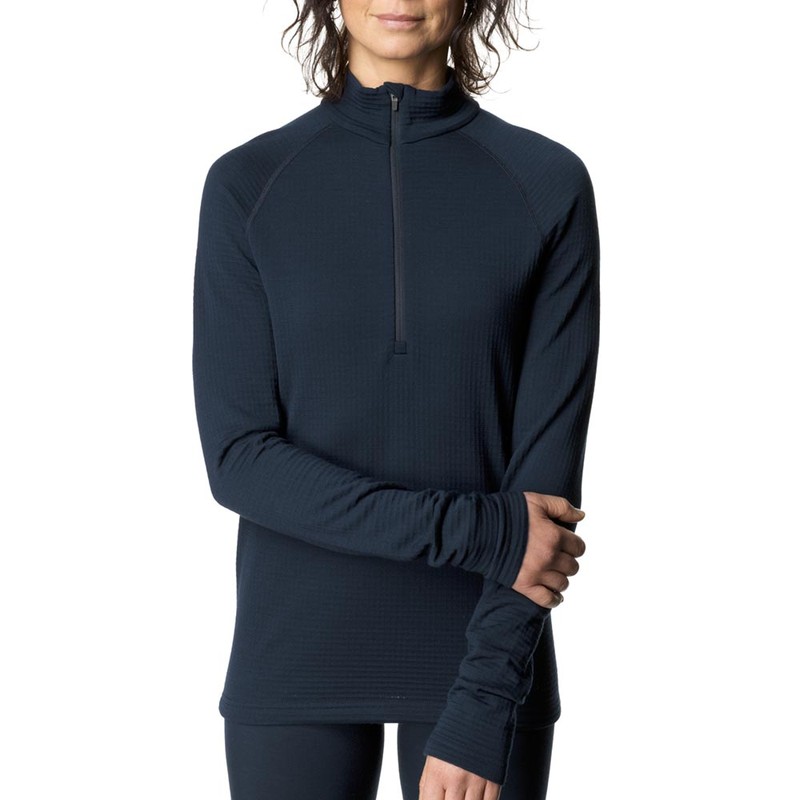 HOUDINI Womens Desoli Thermal Half Zip Blue Illusion [フーディニ]