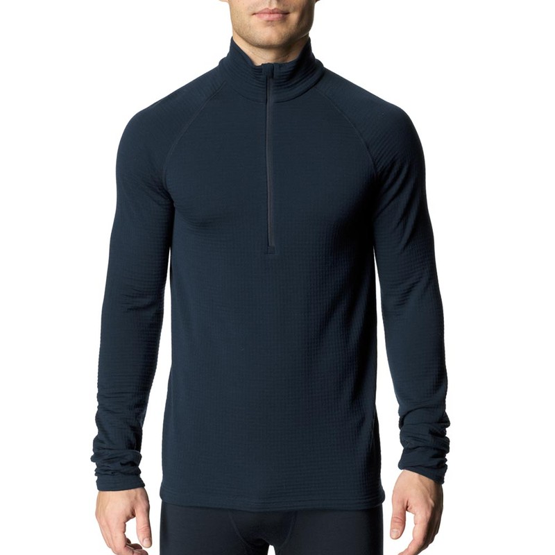 HOUDINI Mens Desoli Thermal Half Zip Blue Illusion [フーディニ]