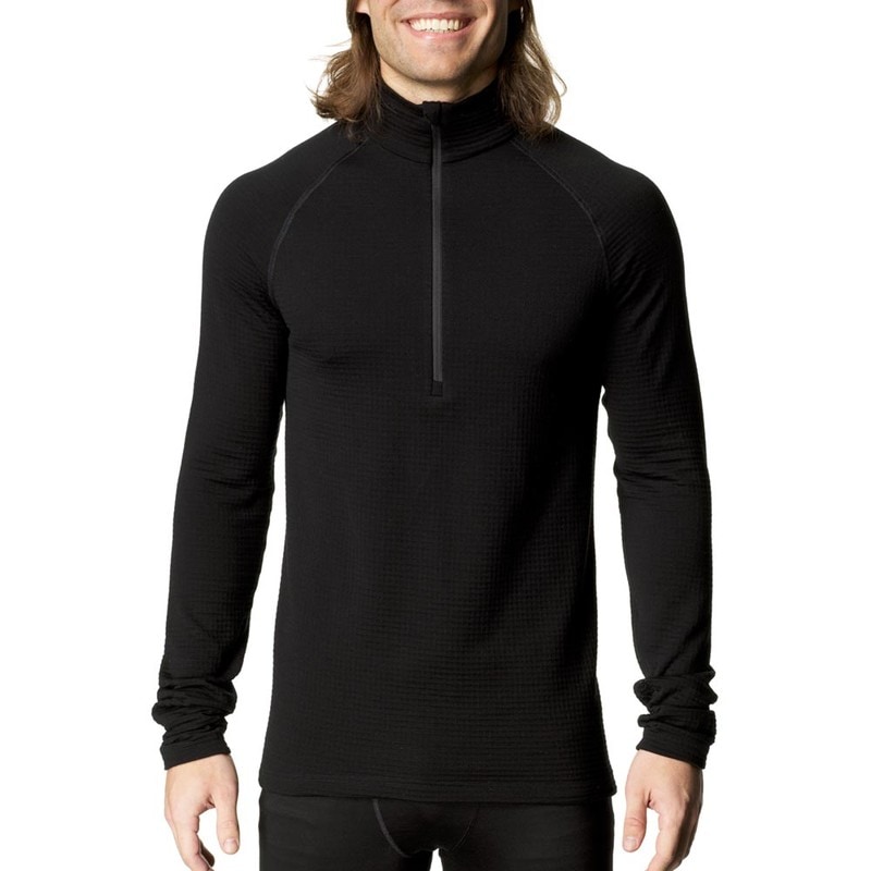 HOUDINI Mens Desoli Thermal Half Zip True Black [フーディニ]