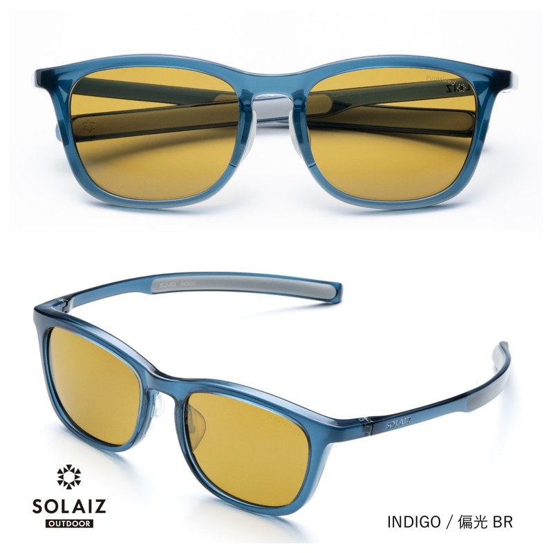 SOLAIZ SLD-003 ウェリントン INDIGO/偏光BR [ソライズ]