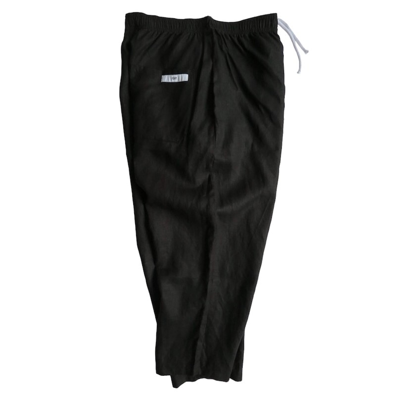 [当日出荷可] voiry SUNDAY PANTS LINEN BLACK [ヴォイリー]