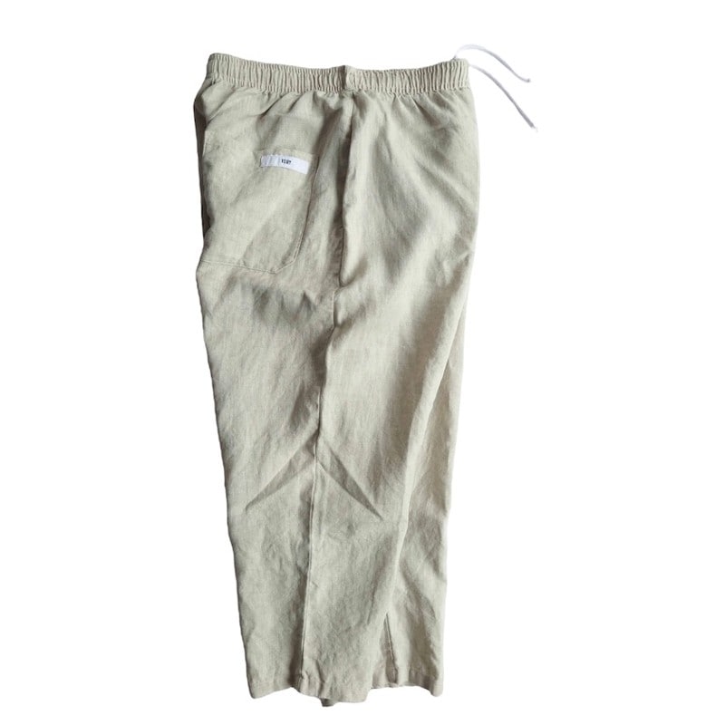 [当日出荷可] voiry SUNDAY PANTS LINEN NATURAL [ヴォイリー]