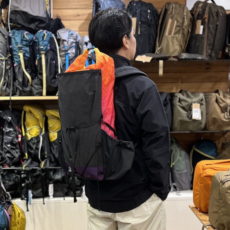 LITEAF Printed Ecopak 20L Curve Frameless Tropic Sunset [ライトエーエフ]