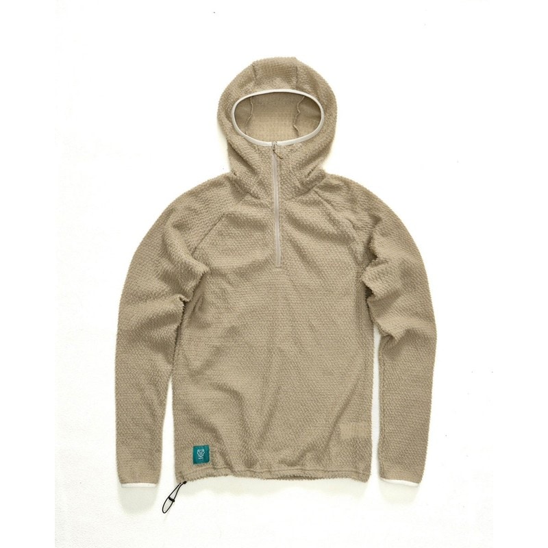 ULSUS 1/2 Zip Hoodie Milk Tea [ウルサス]