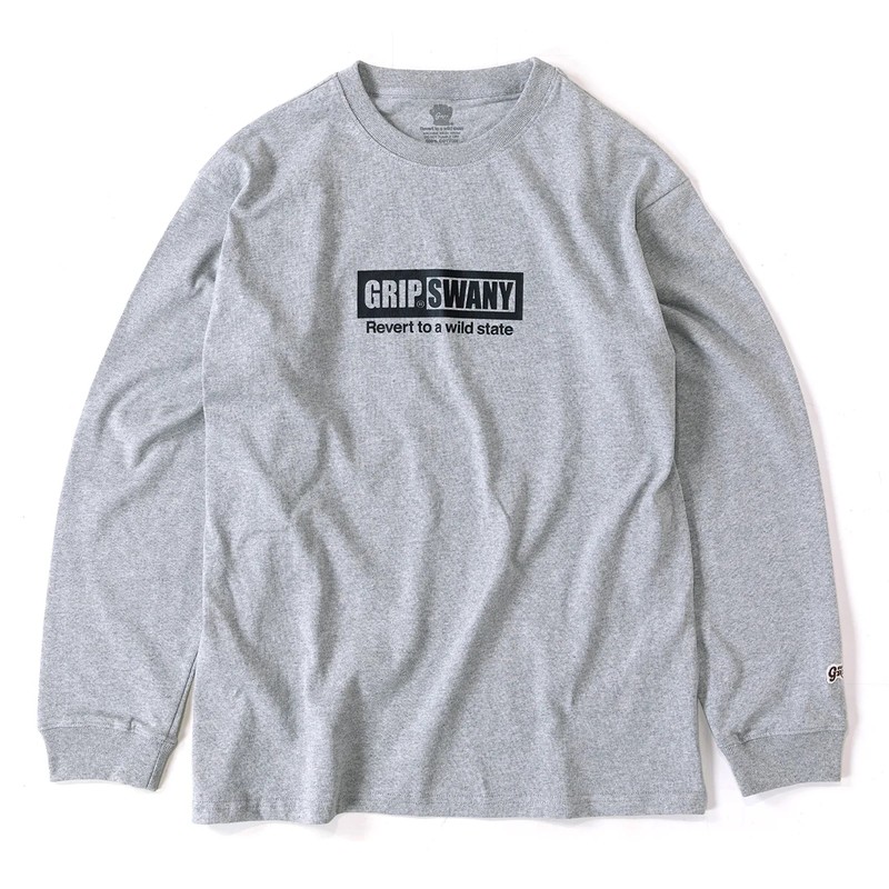 Grip Swany GS Logo L/S Tee Heather Gray [グリップスワニー]