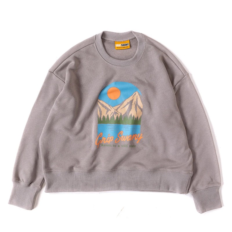 Grip Swany W’s Print Sweat Pullover  Gray [グリップスワニー]