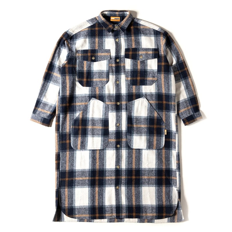 Grip Swany W’s Long Nelshirt Navy [グリップスワニー]