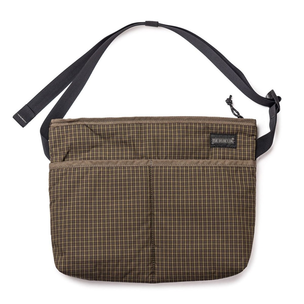 BLUE LUG stroll sacoche padding brown check [ブルーラグ]