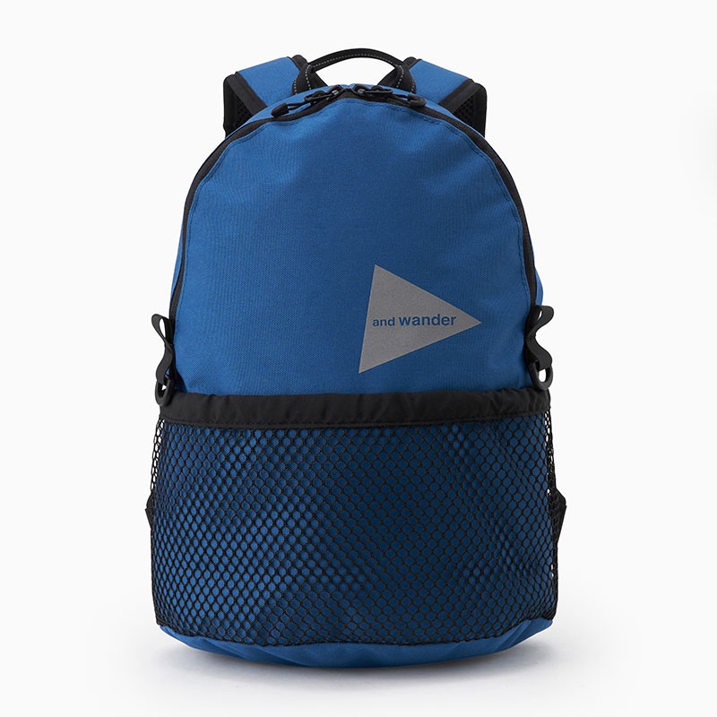and wander recycle OX kids daypack blue [アンドワンダー]