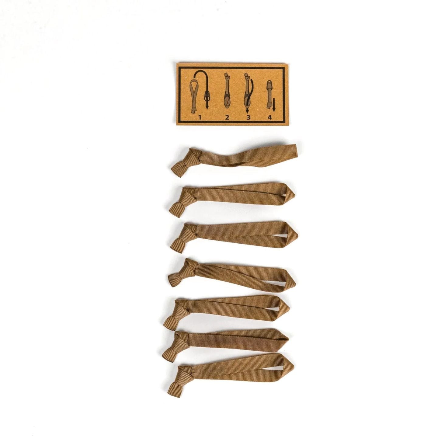 [当日出荷可] EVERGOODS Zipper Puller Kit Webbing Coyote Brown [エバーグッズ]