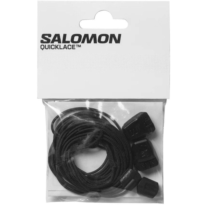 [当日出荷可] SALOMON Quicklace Kit Black [サロモン]