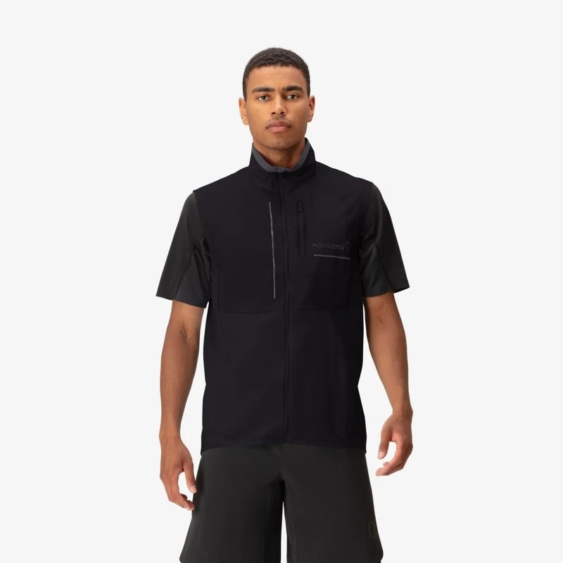 [当日出荷可][20%OFF] NORRONA senja aero90 Vest M's Caviar [ノローナ]