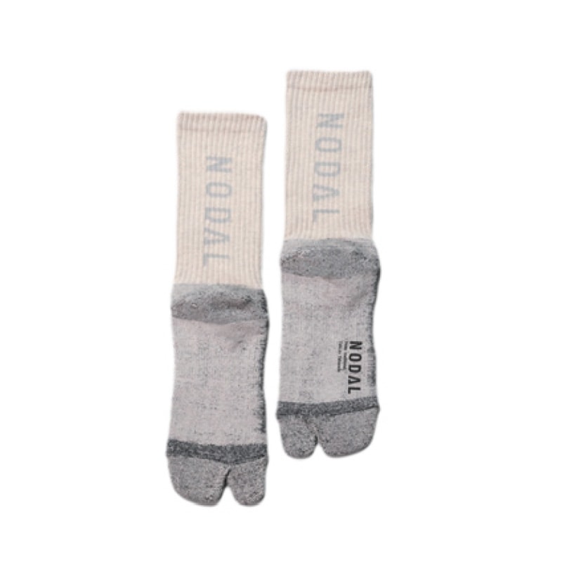 [当日出荷可][20%OFF] NODAL NODAL Logo Grip Socks Oatmeal [ノーダル]