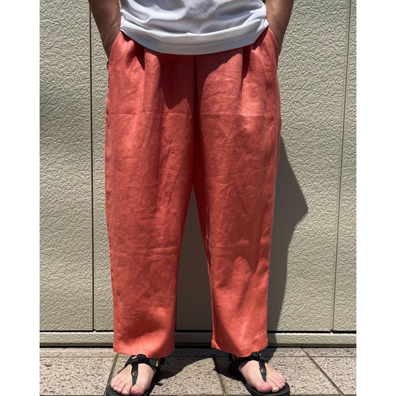 [当日出荷可] voiry SUNDAY PANTS-LINEN C-PINK [ヴォイリー]