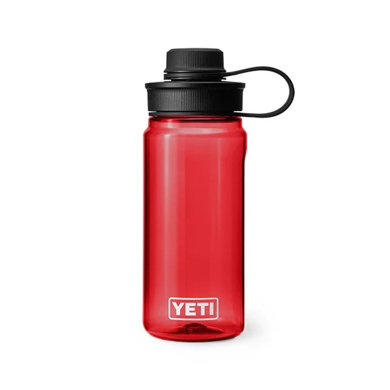 YETI YONDER 600 ml WATER BOTTLE WITH TETHER CAP RESCUE RED [イエティ]