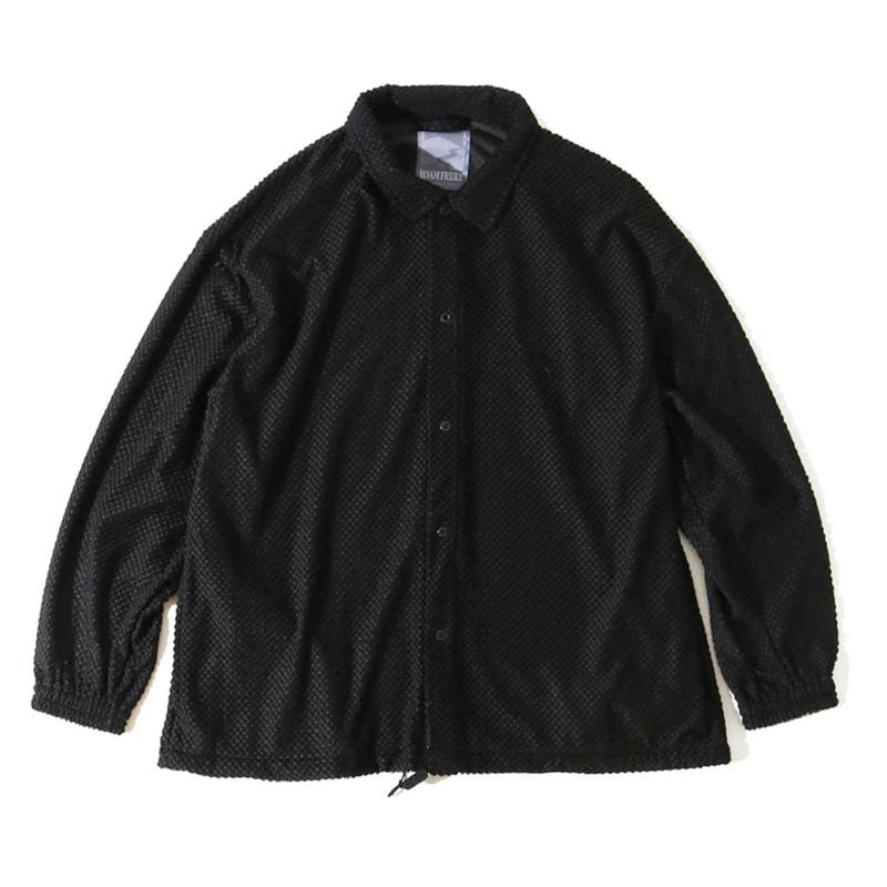 commoneducation OCTA オクタ　コーチジャケット　L 美品 COMMON EDUCATION Octa Coach Shirt Jacket Black [コモン