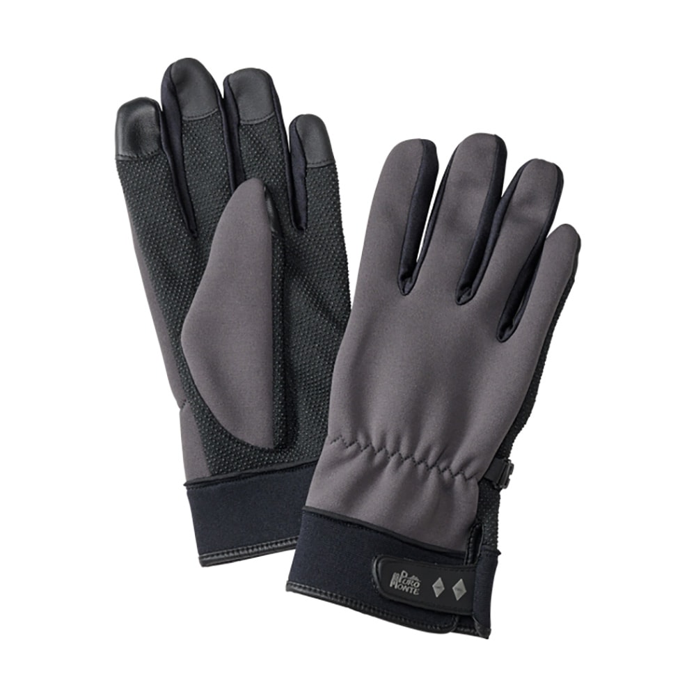 PUROMONTE ウォームフィットトレッキンググローブ グレー [プロモンテ]