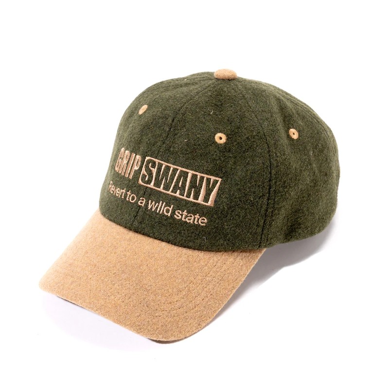 Grip Swany WOOL FLANNEL CAP GREEN [グリップスワニー]