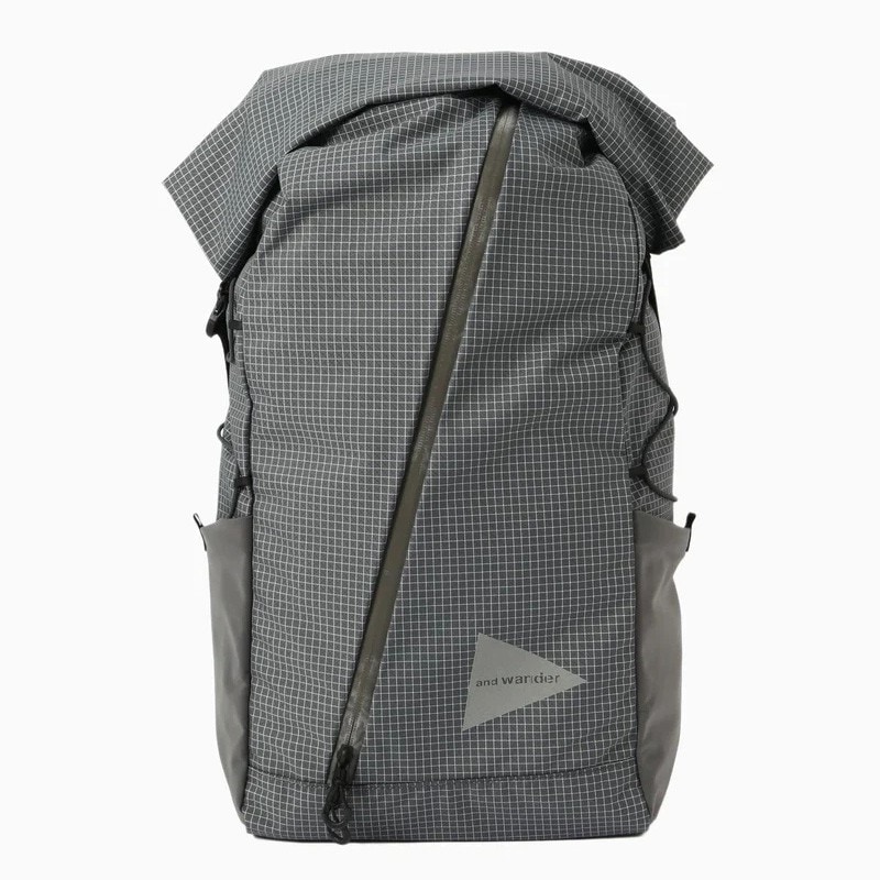 [当日出荷可] and wander ocean rip 25L backpack gray [アンドワンダー]