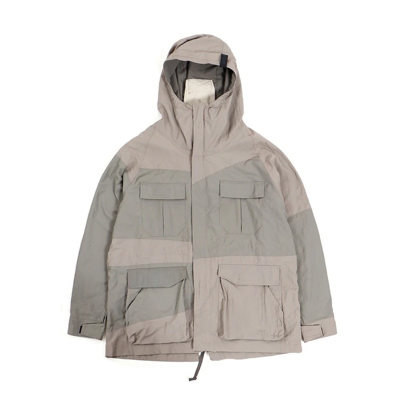 [当日出荷可][20%OFF] BAMBOO SHOOTS B.P'S PANELED MOUNTAIN PARKA GRAY/GRAY [バンブーシュート]