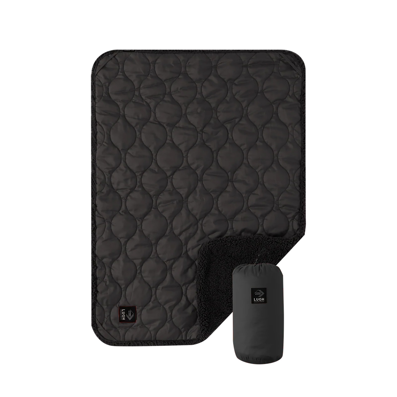 LUGH 魔法瓶ブランケット classic フォギーブラック XSサイズ [ルー]