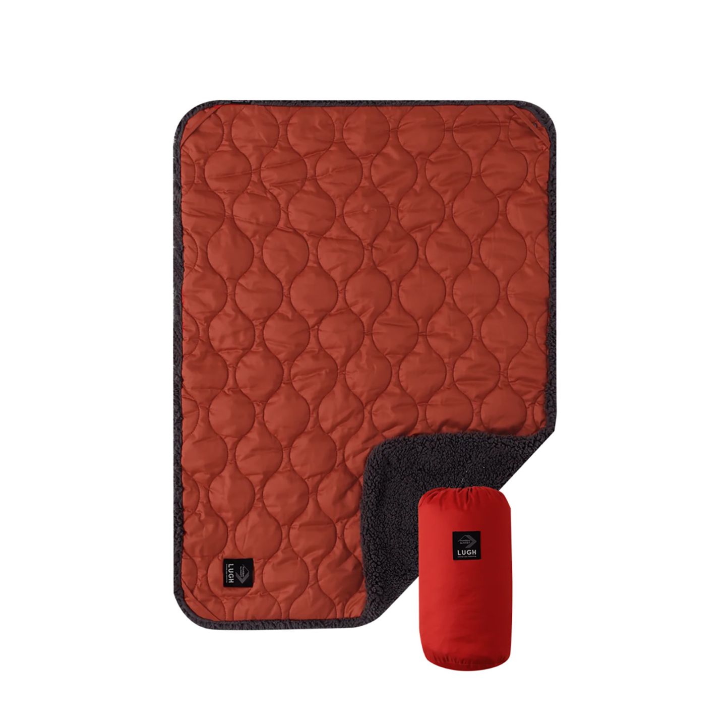 LUGH 魔法瓶ブランケット classic サンセットレッド XSサイズ [ルー]