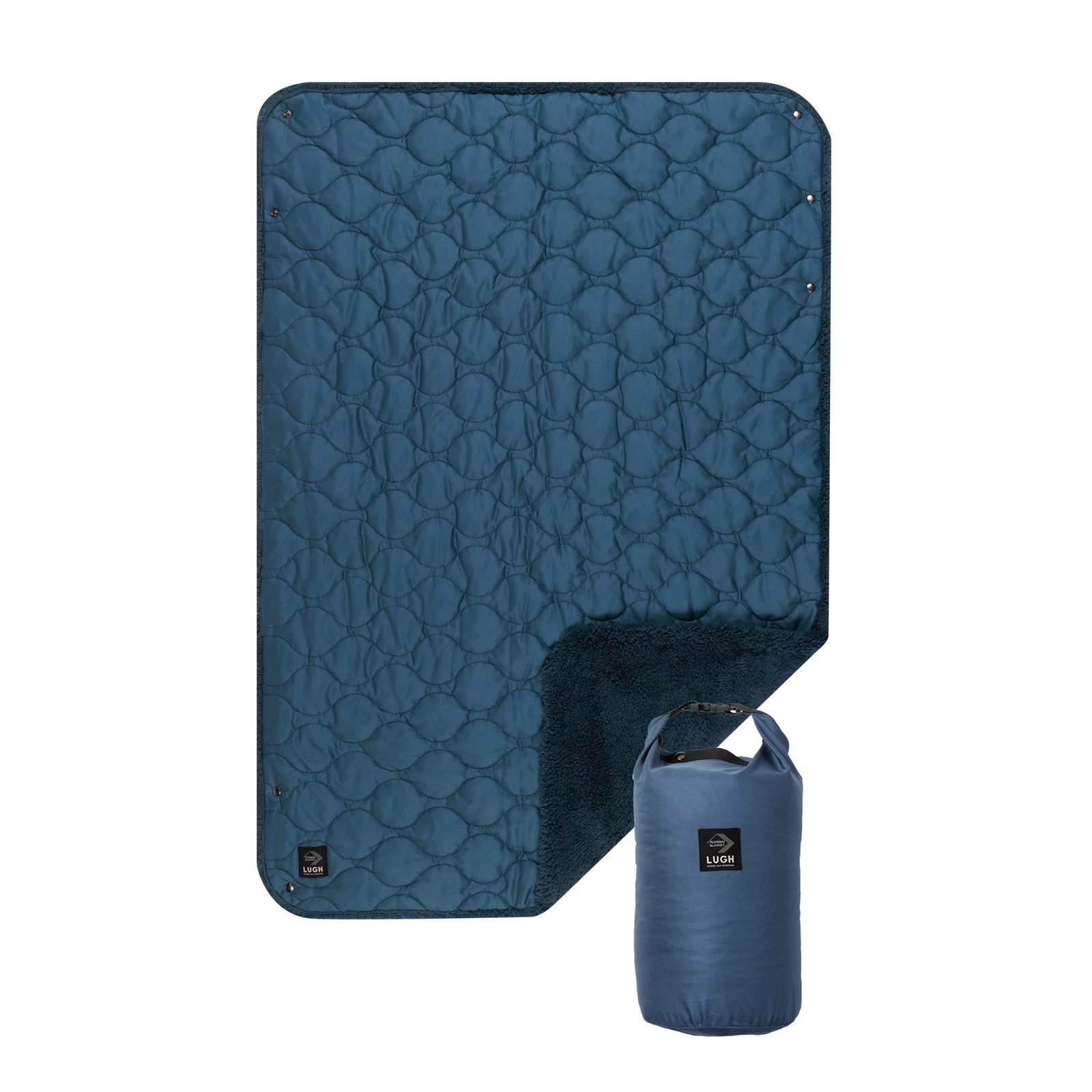 LUGH 魔法瓶ブランケット（グラフェン使用） インディゴ Sサイズ [ルー]