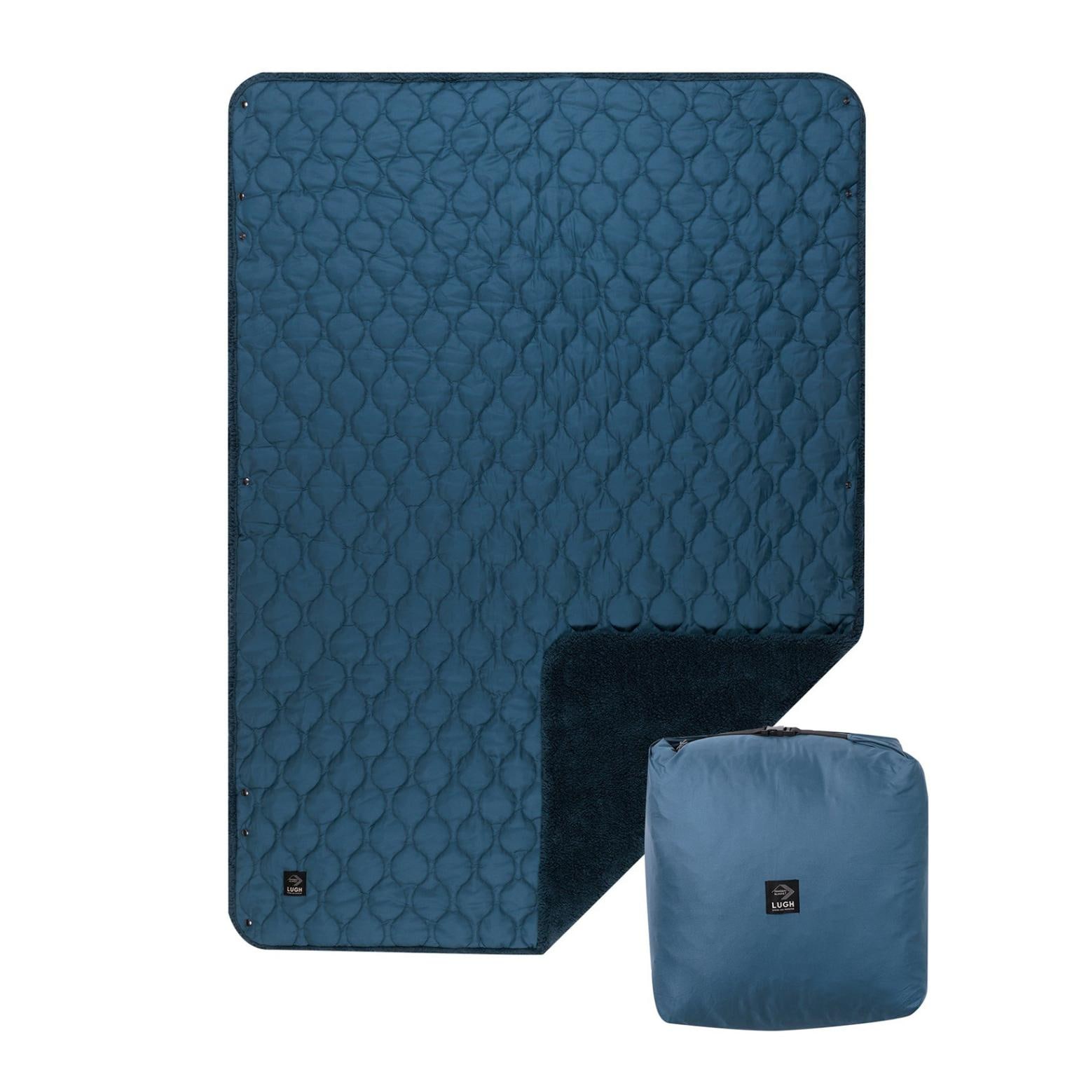 LUGH 魔法瓶ブランケット（グラフェン使用） インディゴ Lサイズ [ルー]