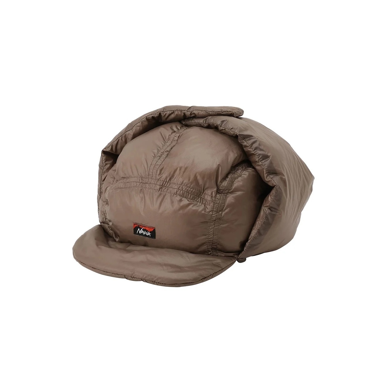 NANGA MOUNTAIN LODGE DOWN EAR FLAP CAP MOC [ナンガ]