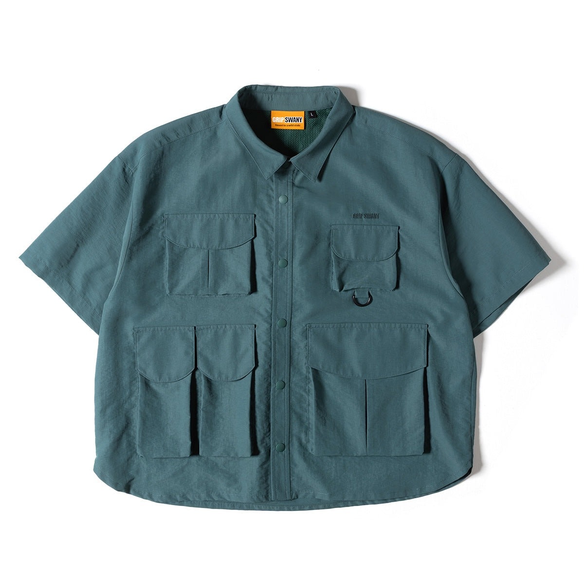 Grip Swany W'S GEAR POCKET SHIRT GREEN [グリップスワニー]