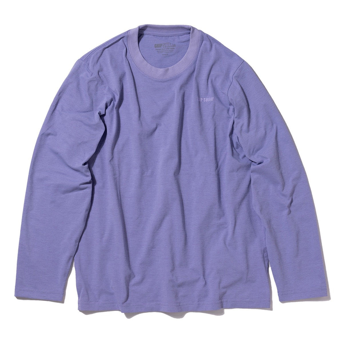 Grip Swany W'S EMBROIDERY L/S TEE LAVENDER [グリップスワニー]