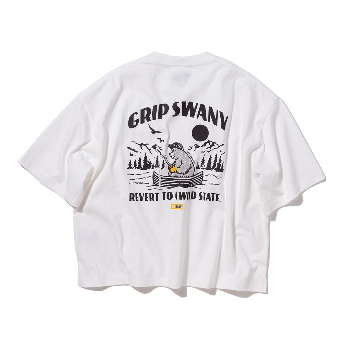 Grip Swany W'S BEAR PRINT TEE WHITE [グリップスワニー]