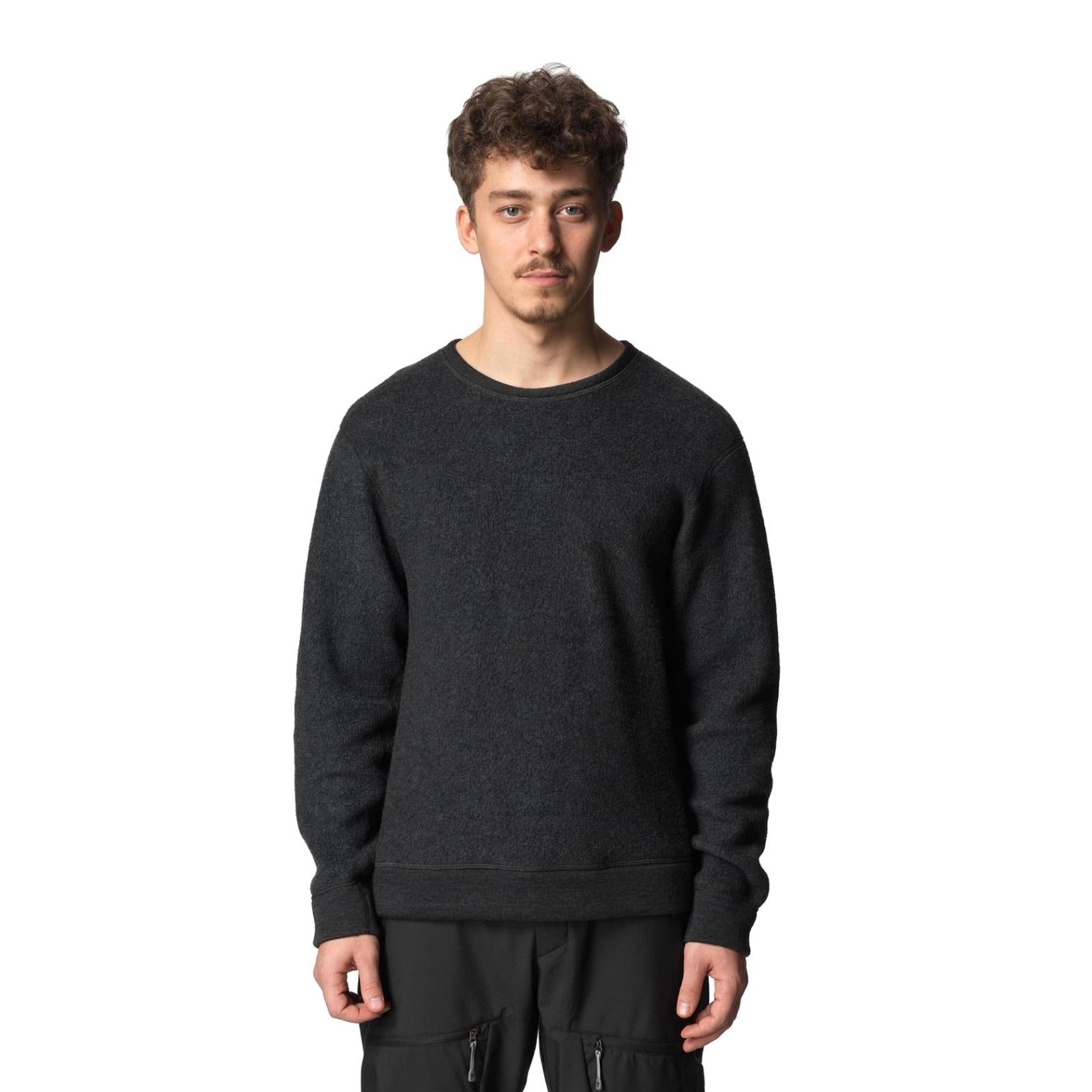Houdini Mens Alto Wool Crew True Black [フーディニ]