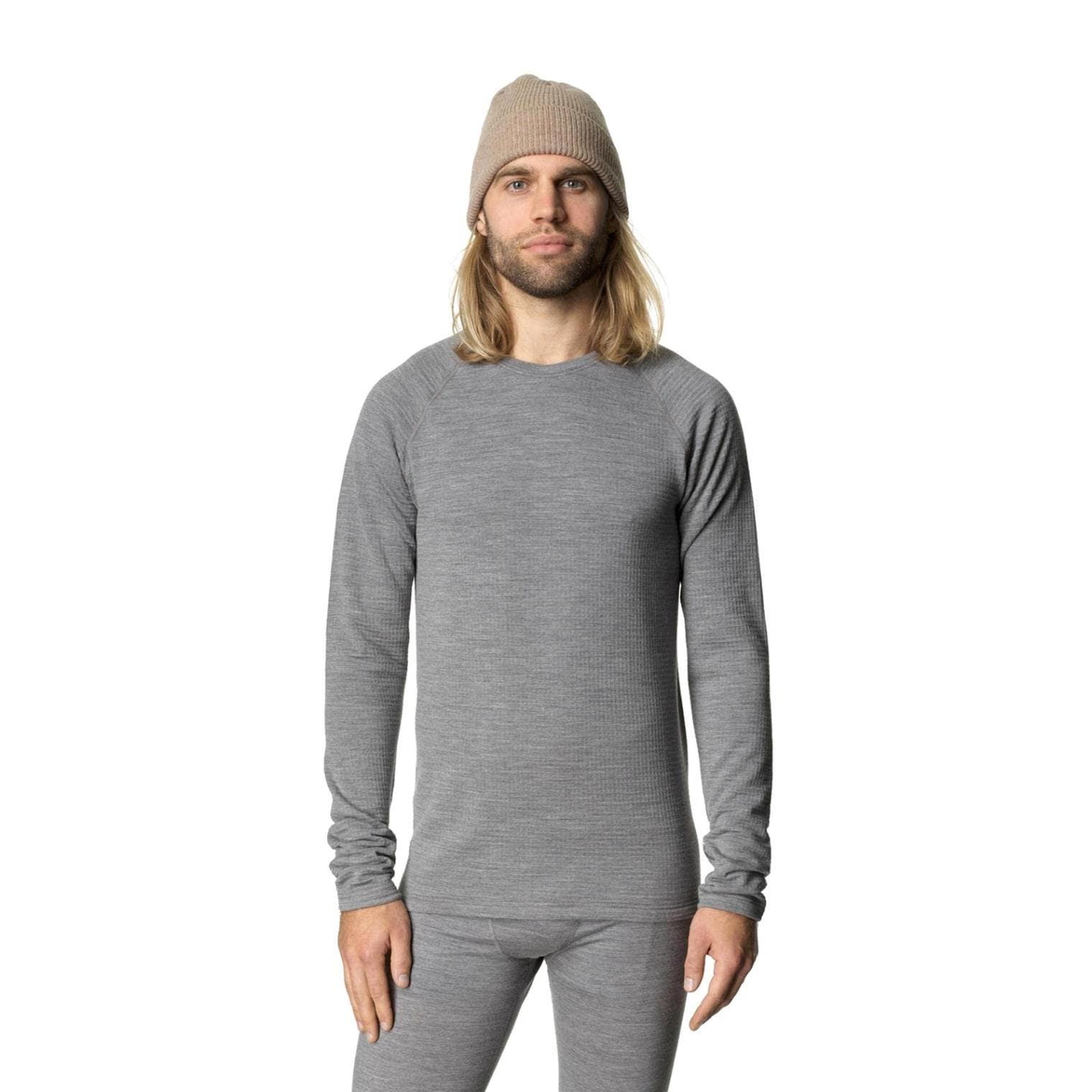 Houdini Mens Desoli Thermal Crew College Grey [フーディニ]