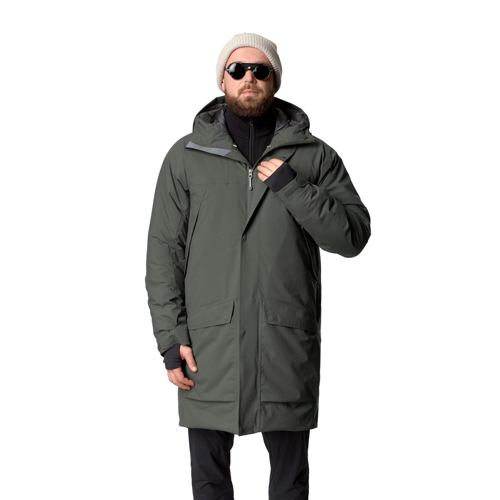 Houdini Mens Fall in Parka baremark green [フーディニ]