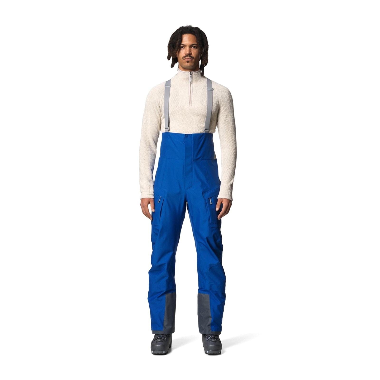 Houdini Mens Rollercoaster Bib Pants Tribe Blue [フーディニ]