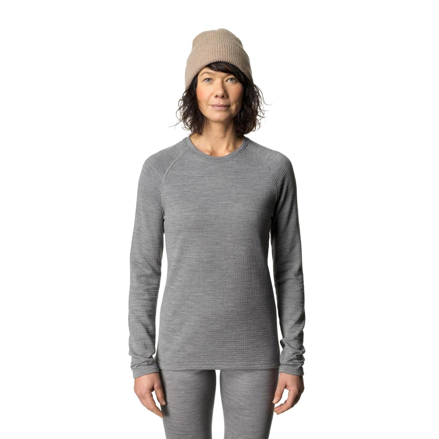 Houdini Womens Desoli Thermal Crew College Grey [フーディニ]