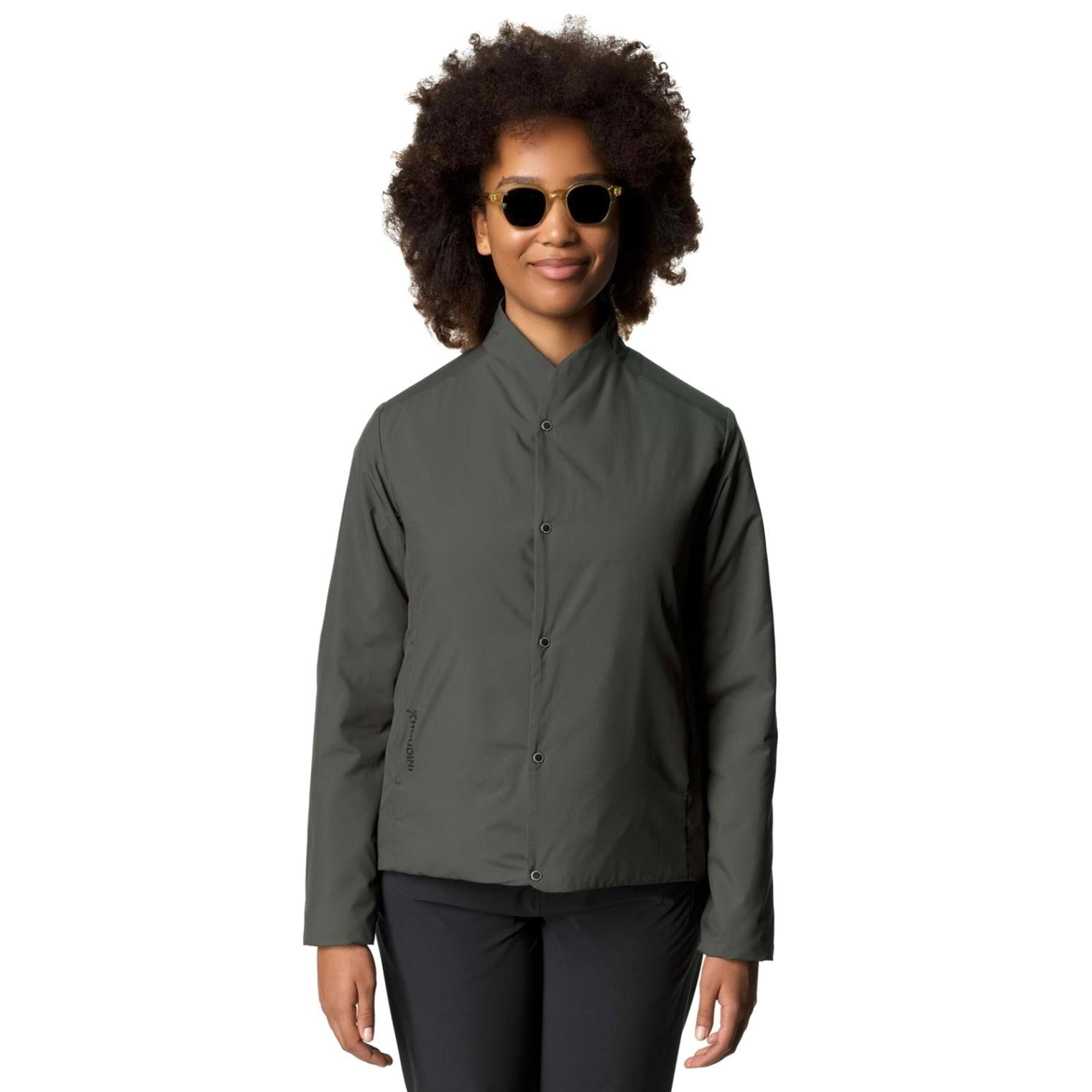 Houdini Womens Enfold Jacket Baremark Green [フーディニ]