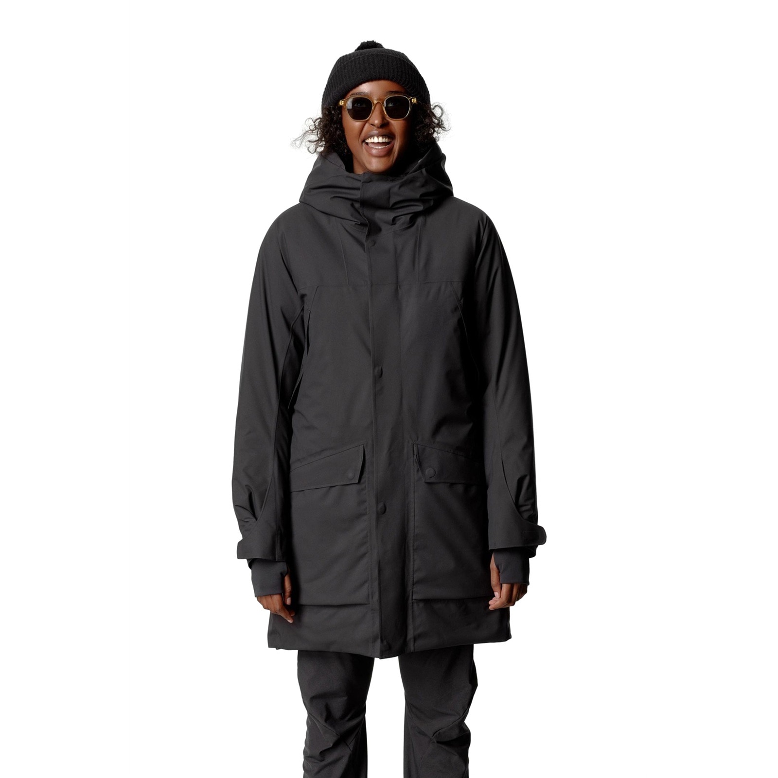 Houdini Womens Fall in Parka true black [フーディニ]