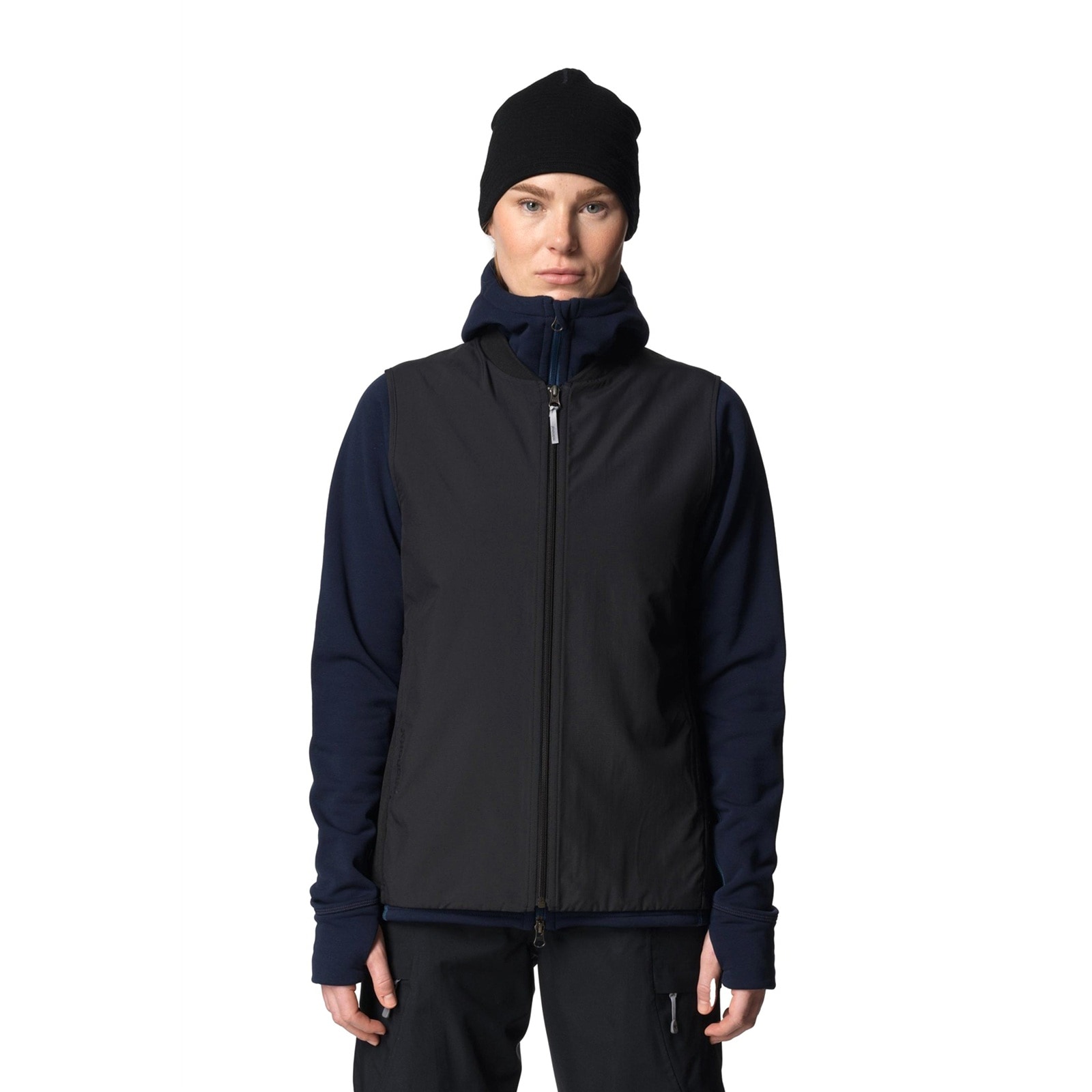 Houdini Womens Moonwalk Vest True Black [フーディニ]