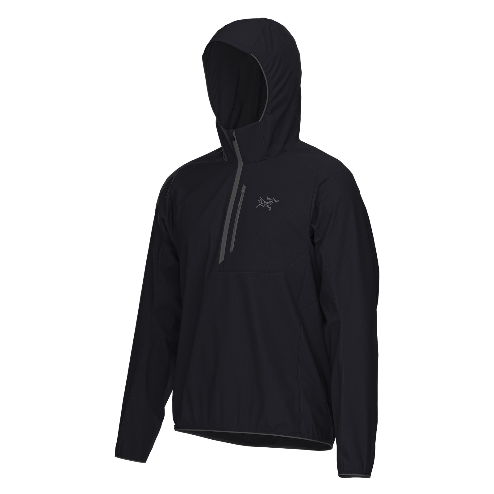 [当日出荷可] ARC'TERYX Ossa 1/2 Zip Hoody Mens Black [アークテリクス]
