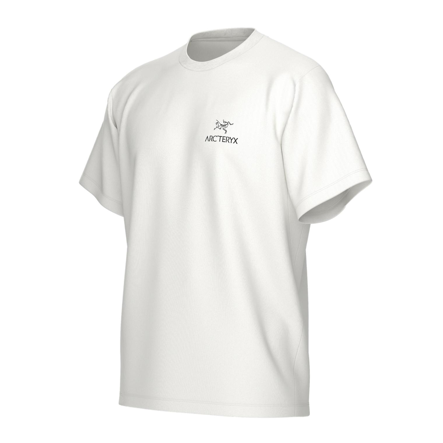 ARC'TERYX Kragg SL Cotton Bird Word SS Mens White Light / Black [アークテリクス]