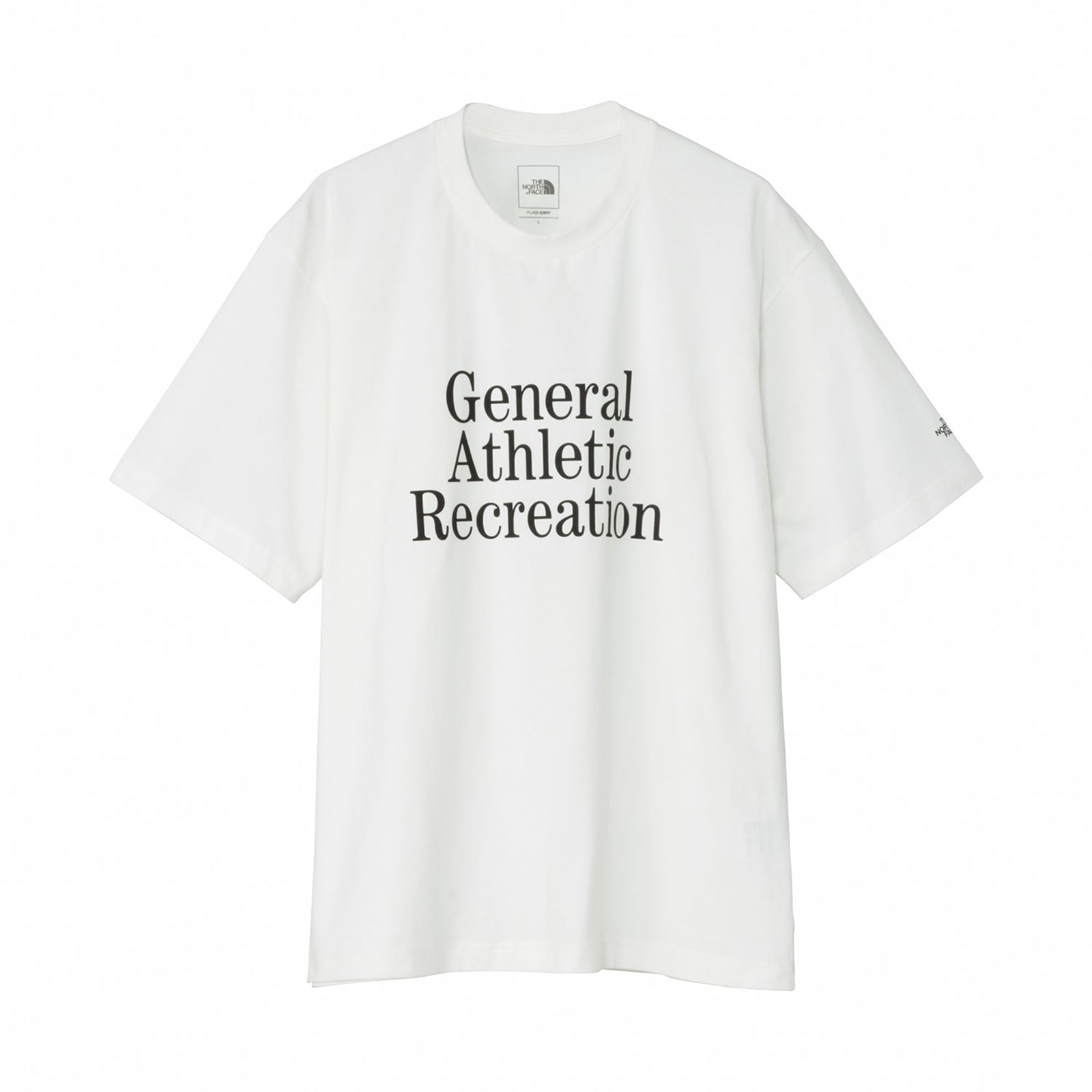 [当日出荷可] THE NORTH FACE GAR Typographic White S/S Tee ホワイト×ブラック [ザ・ノース・フェイス]
