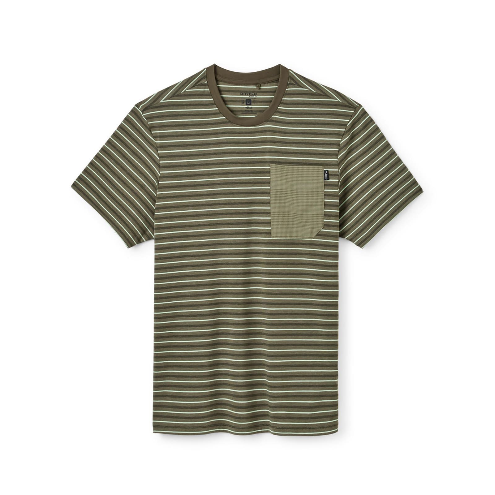 Rab Rivelin Stripe Pocket Tee Lt Khaki [ラブ]