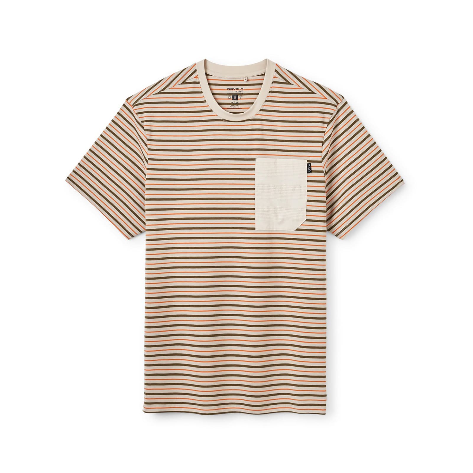 Rab Rivelin Stripe Pocket Tee Pebble [ラブ]